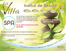 Site internet La Villa Spa